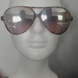 Rare Mirrored Faux Tortoise Unisex  Aviaator Sunglasses Japan